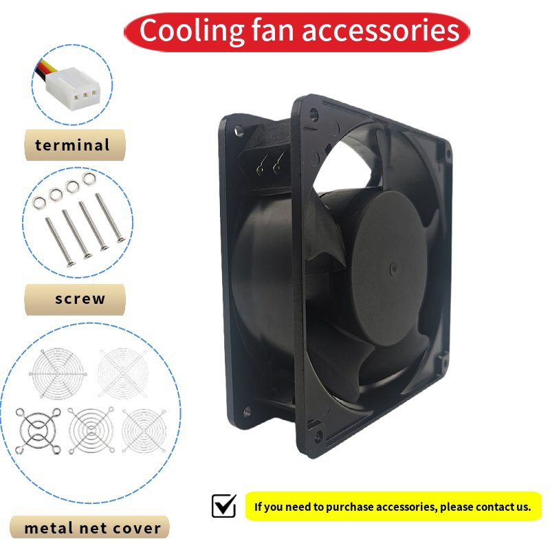 sunon DP200A 2123XBT 12038mm AC220-240V 0.14A Brushless Terminal Serve Over 50000 Hours Exhaust Electric Motor Cooling Fan