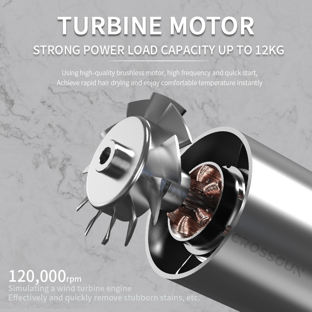 Crossgun X5 Air Cannon Hammer Powerful Mini Turbo Battery USB Charging Handheld Electric Turbine Jet Fan Air Blower