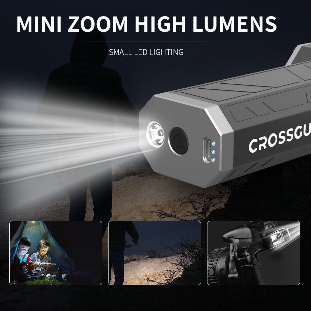 Crossgun X5 Air Cannon Hammer Powerful Mini Turbo Battery USB Charging Handheld Electric Turbine Jet Fan Air Blower