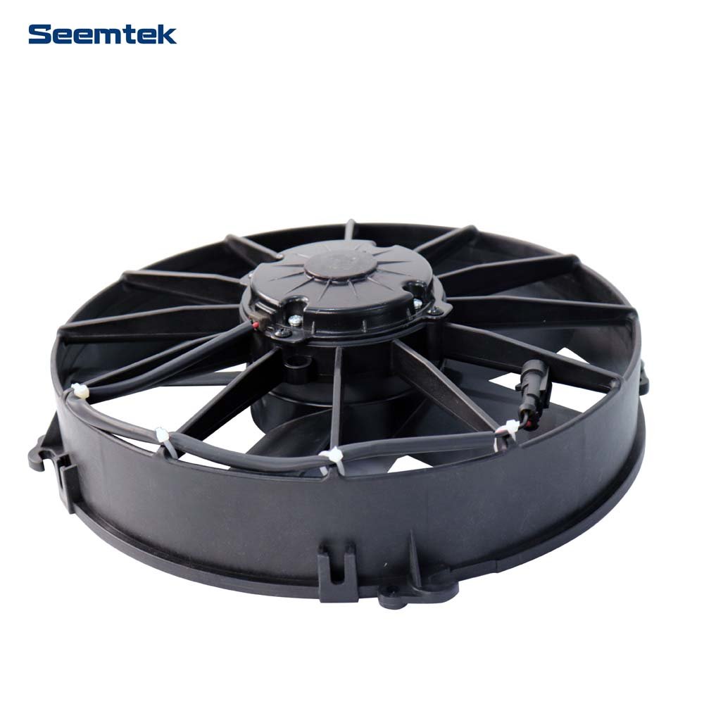 Automobile 24V DC 12 Inch Universal Bus Air Conditioning Condenser Fan Replace Spal