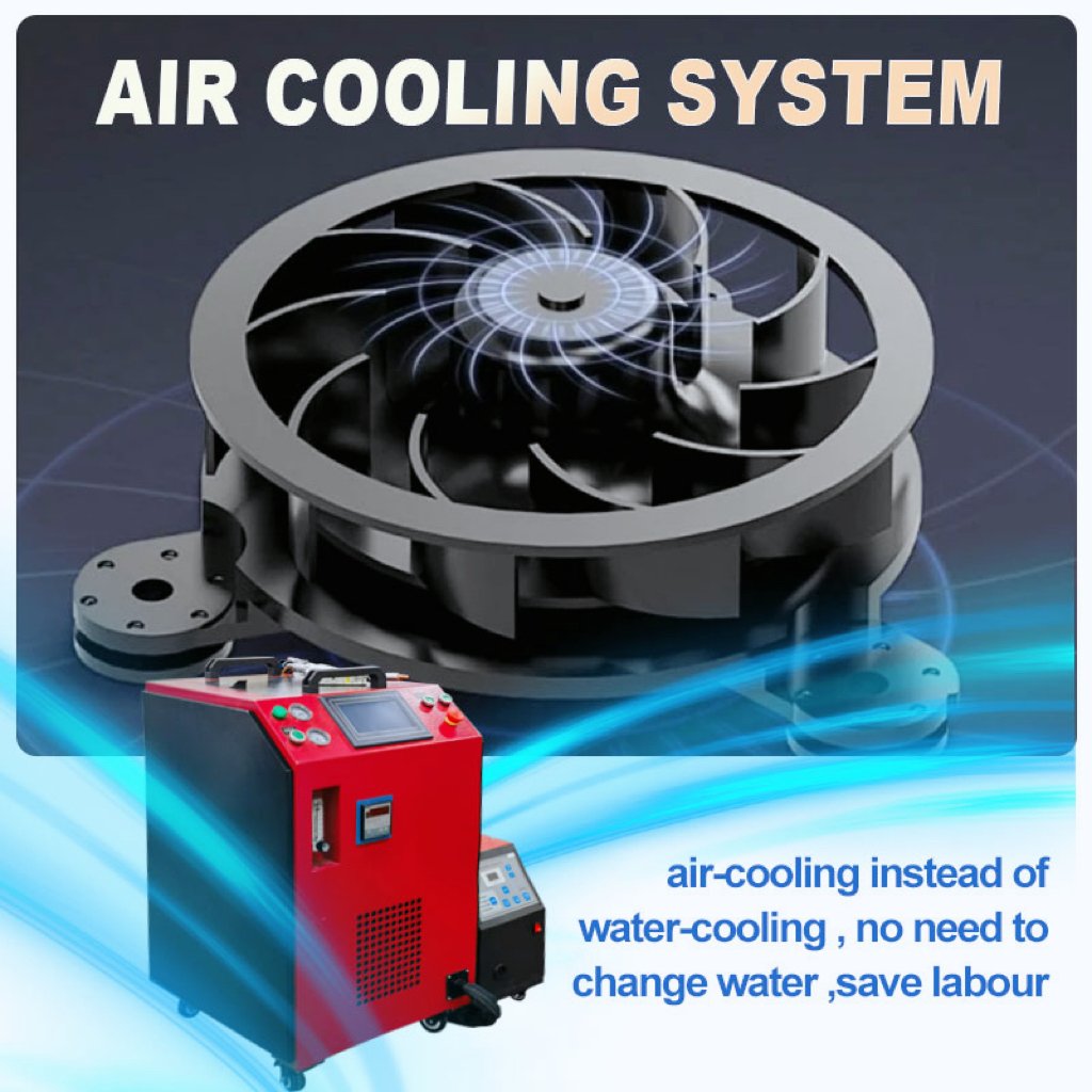 Integrated Nitrogen-purifier Air-cooling Laser Welding Machine 4 in 1 for Aluminum Copper Welding Laser Welder