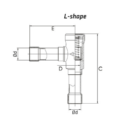 SANHUA HVAC Refrigeration Rystem Air Condition Copper Access Pin Valve Check Valve