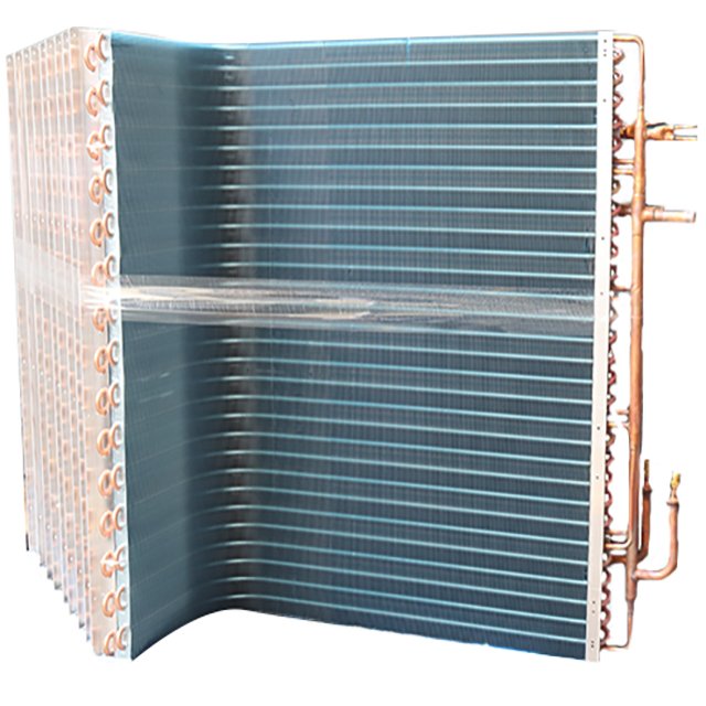 Manual Power Split AC Evaporator Copper Condenser Tube Coils Home Auto Air Conditioner Cooling Application