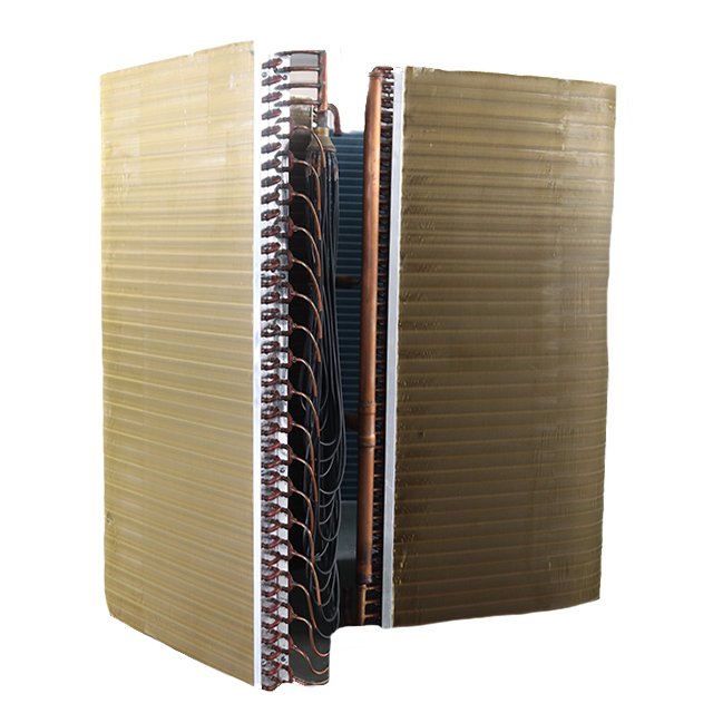 Manual Power Split AC Evaporator Copper Condenser Tube Coils Home Auto Air Conditioner Cooling Application