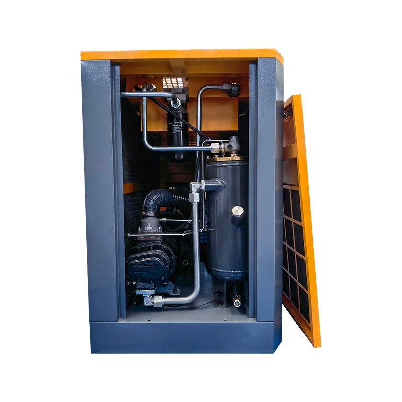 Silent Rotary 7.5kw 10hp Screw air Compressor Hanbell Screw air Compressor Industrial air Compressors
