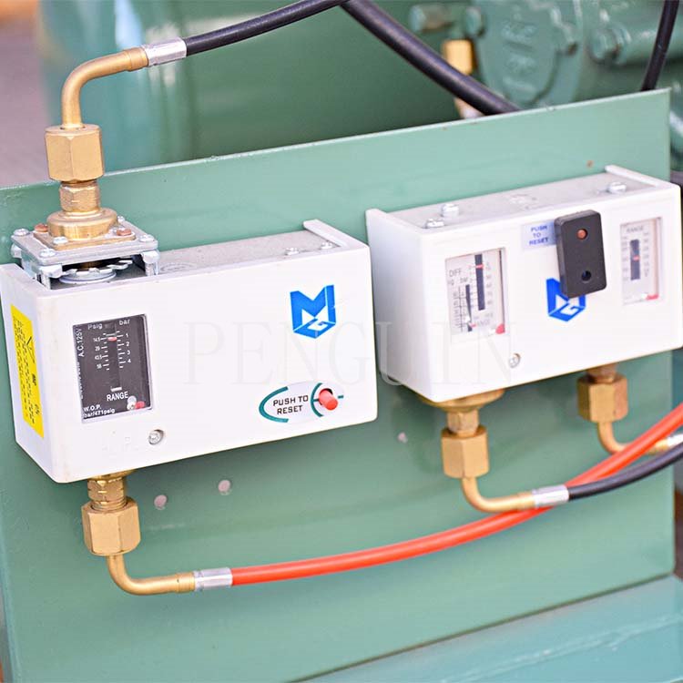 High Quality 30HP Low Noise Reciprocating Refrigeration Compressor Box Type Air Cooled Freezer Condensing Unit