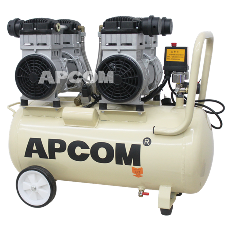 Portable Low Noise 550w Silent Oil Free air Compressor Small Single 1500w Silent air Compressor