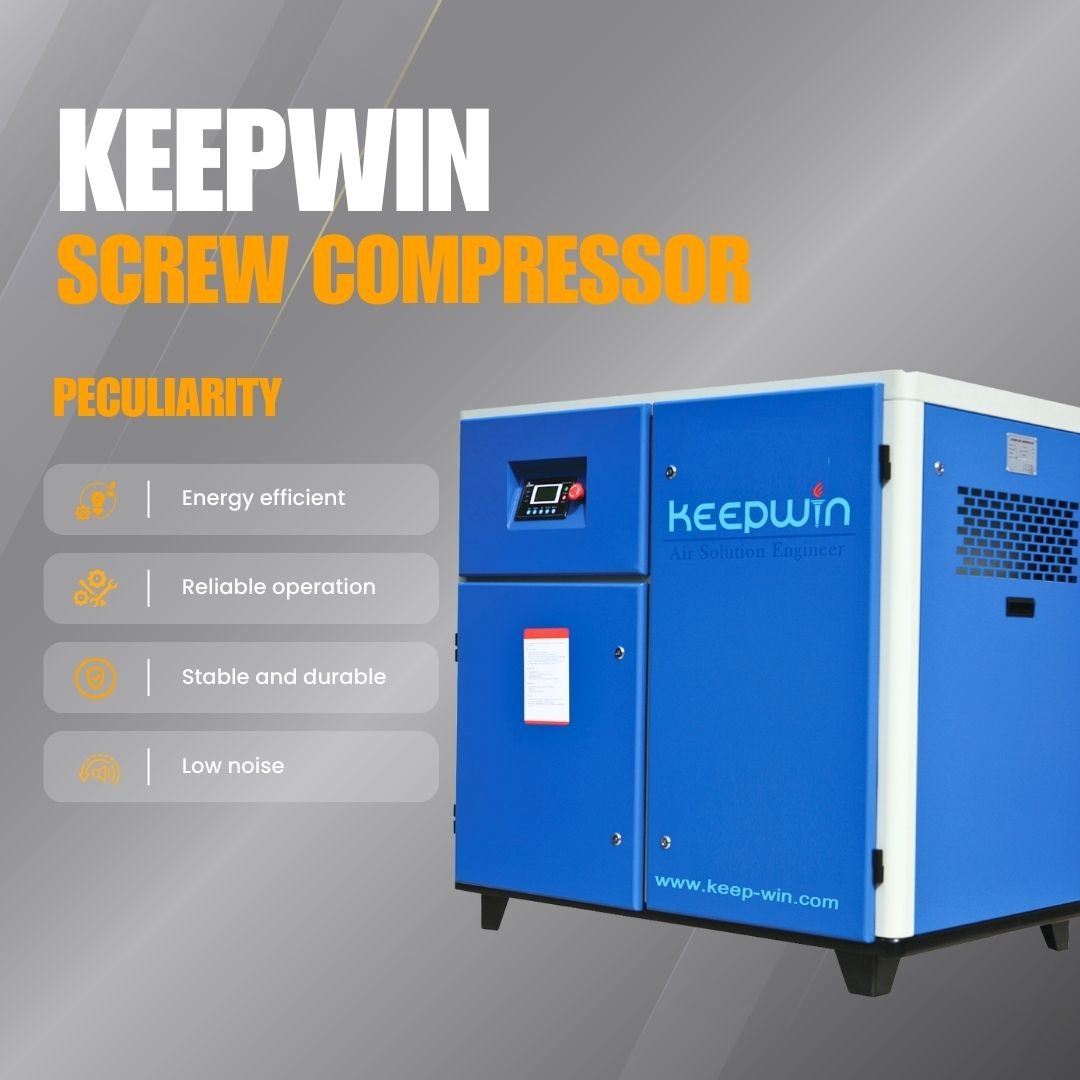 Belt Driven Low Noise SLB- 45 45kw 60HP Cooling Strong Durability New Industrial Screw Air Compressors