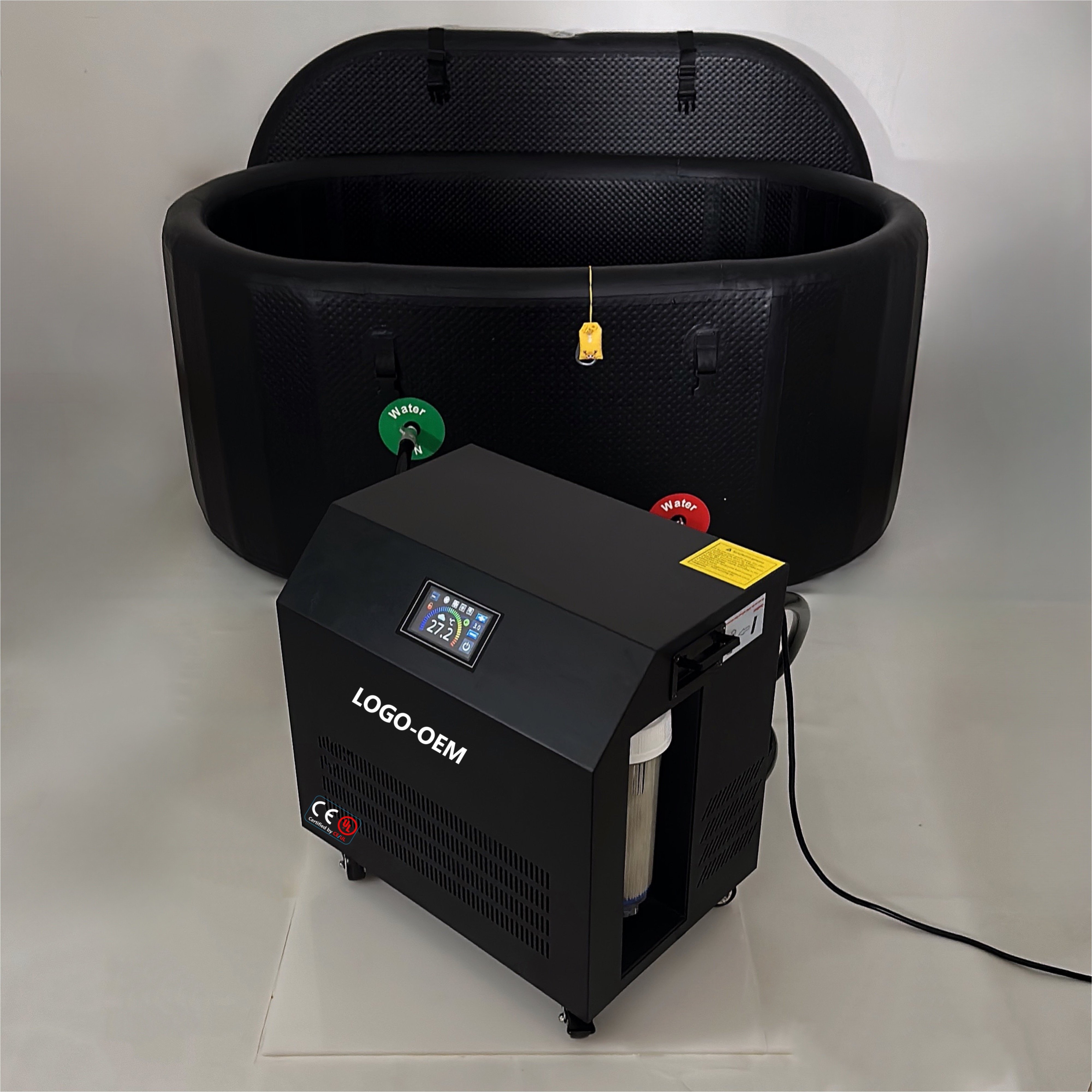 Wholesale Ice Plunge Tub Chiller Ice Tub Water Chiller Ice Bath Tub Recovery Pod Cooling System Cold Plunge Chiller 1/3Hp 1/2Hp