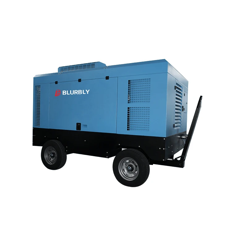 Easy to Move Powerful 191KW Yuchai Cummins diesel Engine Heavy Duty air Compressor 20 bar for Mining