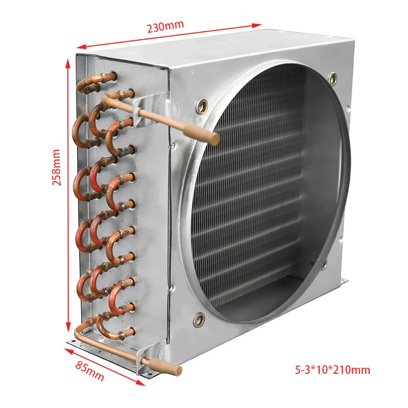 Copper Tube Aluminum Fin Condenser for Refrigeration Equipment