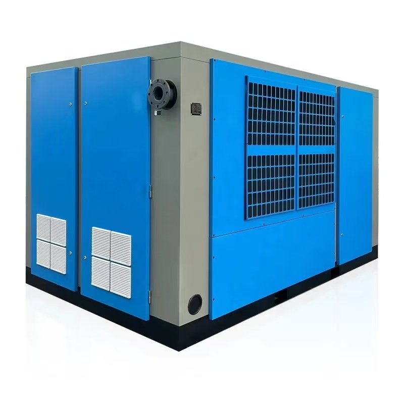 Electric Silent Industrial Compressors Oil-Free 7.5kw-315kw Screw Air Compressor with 7Bar-13bar Pressure Cerium Series