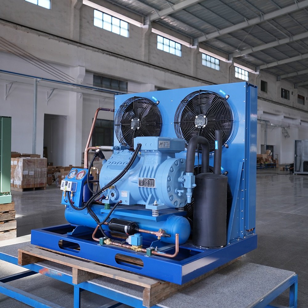 Hot Sale Cold Room Cold Storage High Performance Two Stage RefComp Compressor Air Cooled Condensing Unit