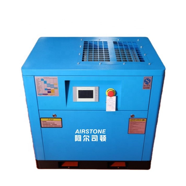 Airstone Direct Drive Fix Speed 8bar 10bar 12bar 11kw 15hp Screw air Compressor for Sandblasting Machine