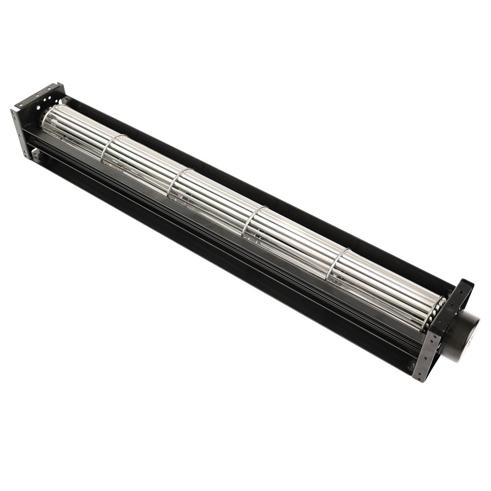 LWCA 50mm 220V/110V Tangential Fan Bearing Roller Rubber Cross Flow Blower Fan Metal for air Curtain, Heating, Cooling