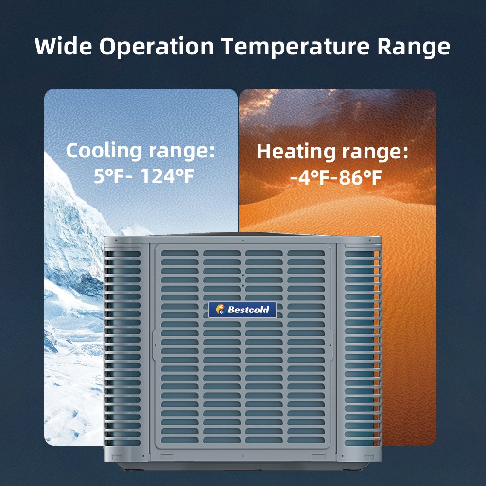 R454B Front Discharge Split System Manufacturer OEM/ODM Air Conditioners for Indoor 5 Ton AC Condenser Unit and Air Handler
