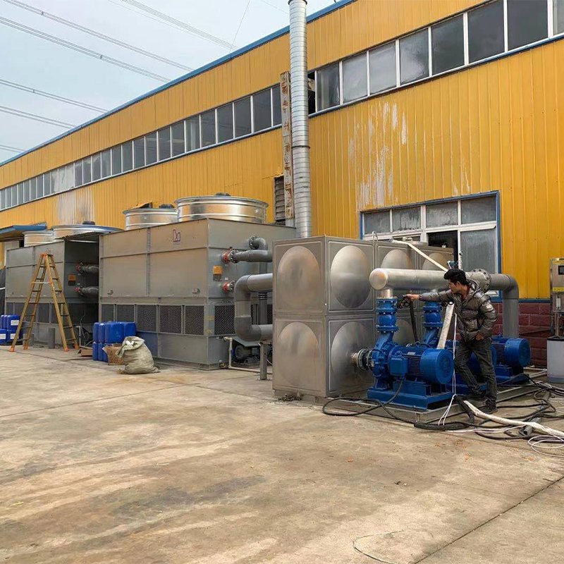 10 Ton China Industry Acid-Resisting Copper Coil Closed Counter Flow Water Cooling Tower