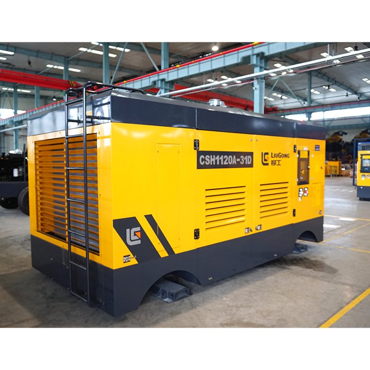 31m³/min 31bar Diesel air Compressor 1120cfm Crushing Drilling Deep Water Well Or Pile Foundation Or Engineering Mine Hammer