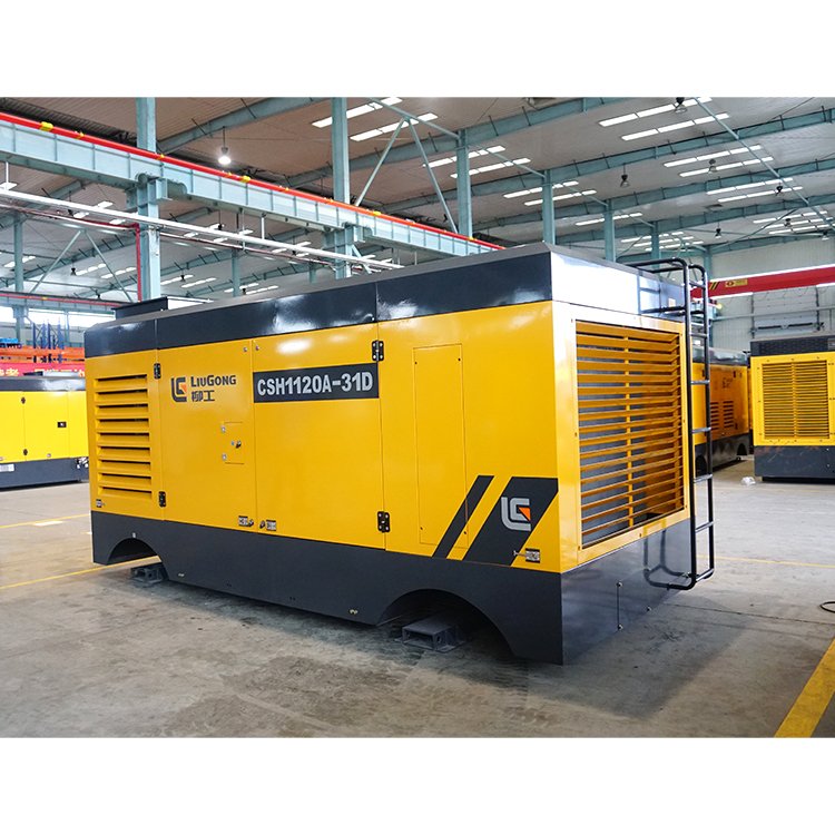 31m³/min 31bar Diesel air Compressor 1120cfm Crushing Drilling Deep Water Well Or Pile Foundation Or Engineering Mine Hammer