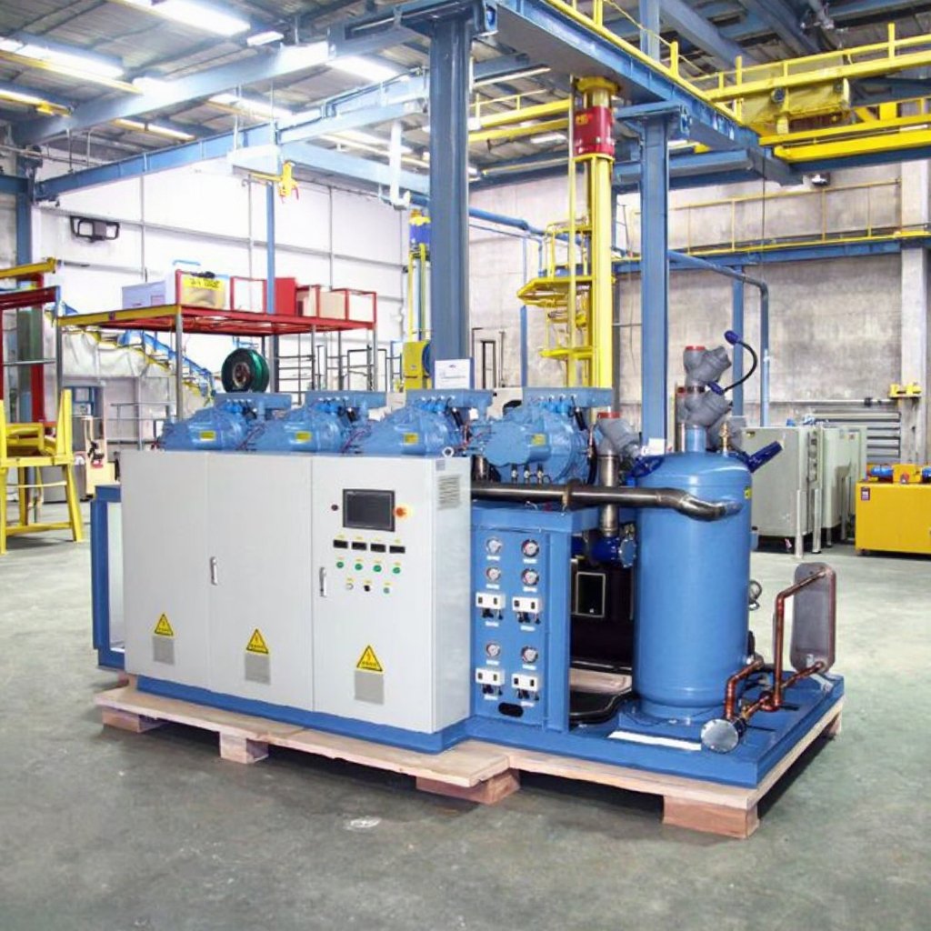 Factory's New Condition 100HP Frascold Compressor Unit High Efficiency Energy Saving High Capacity Condensing Units Cheap Price