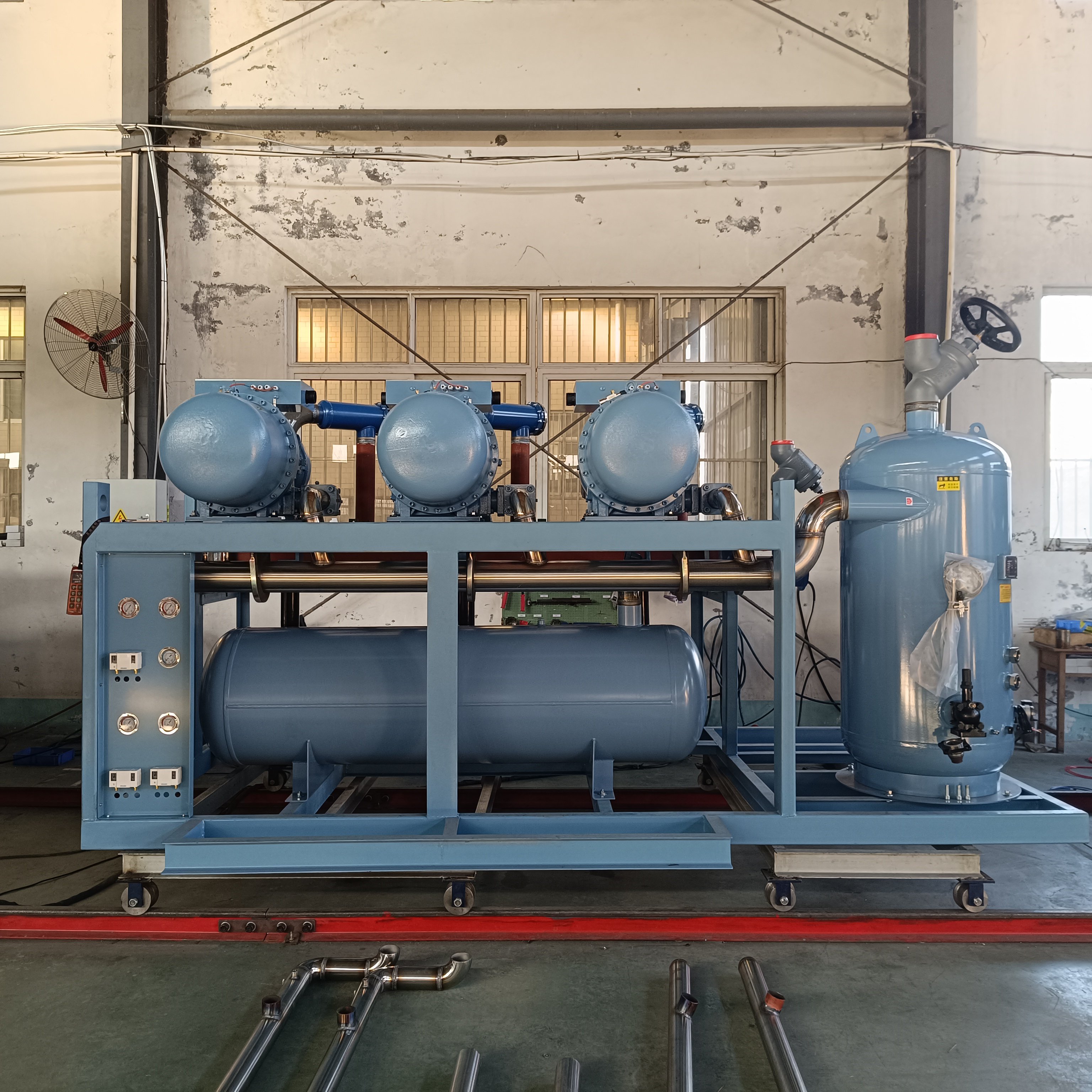 Factory's New Condition 100HP Frascold Compressor Unit High Efficiency Energy Saving High Capacity Condensing Units Cheap Price