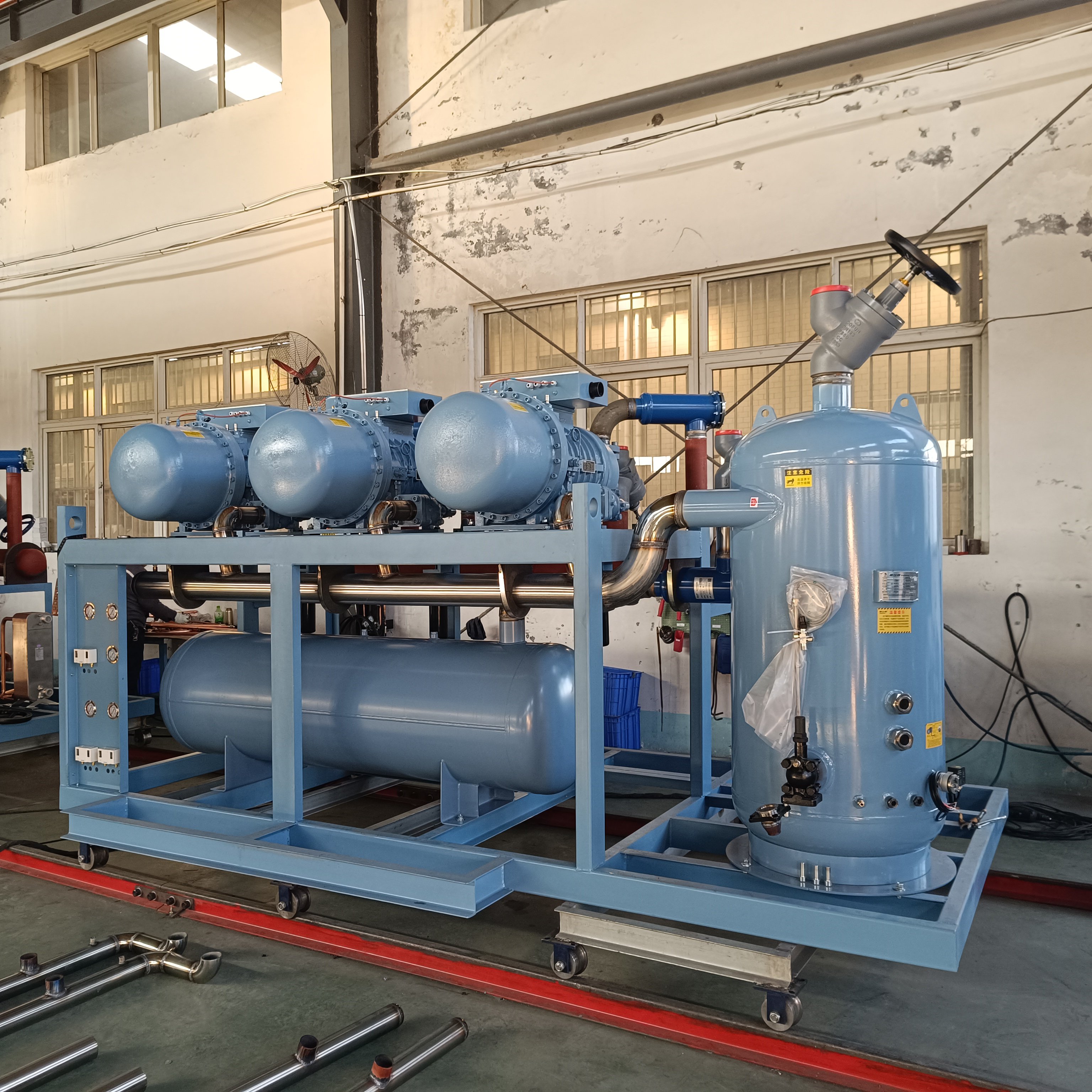 Factory's New Condition 100HP Frascold Compressor Unit High Efficiency Energy Saving High Capacity Condensing Units Cheap Price
