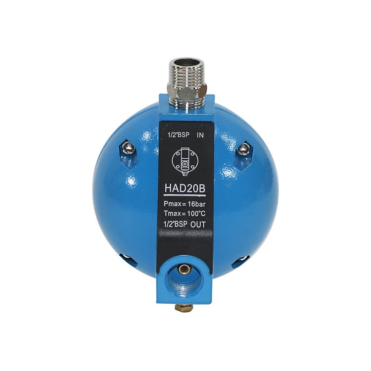 1/2BSP HAD20B Automatic Condensate Mechanical Round Float Drain Valve Air Compressor Drain Valve