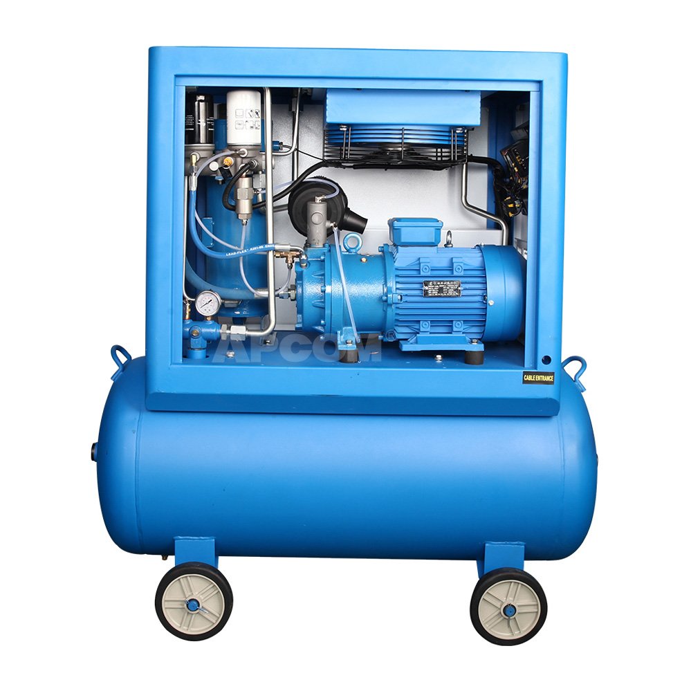 220V Single-phase 50hz APCOM Compresor 3 HP 8 Bar 2.2 KW Screw Air Air Compressor Compressors 2.2KW 3HP