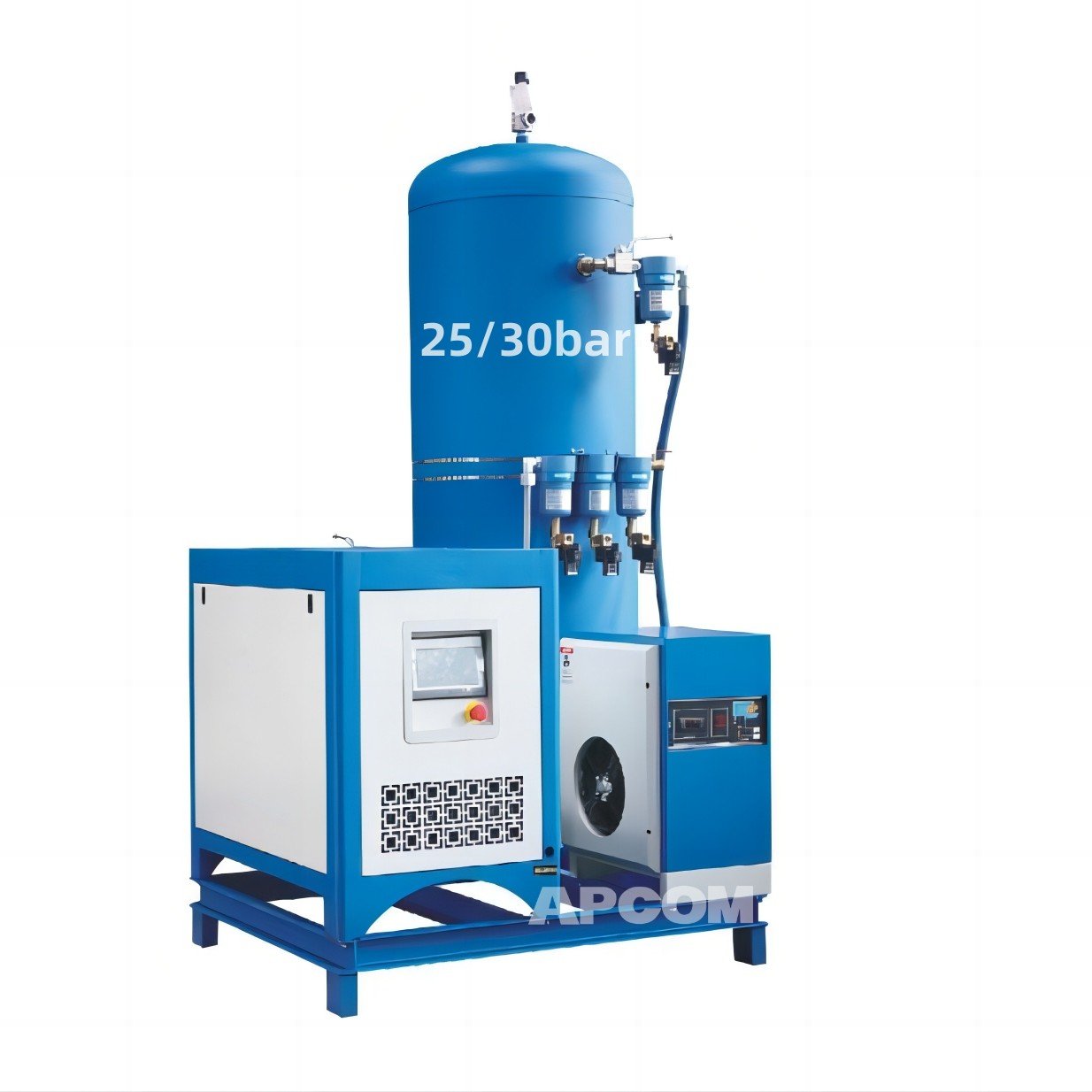 220V Single-phase 50hz APCOM Compresor 3 HP 8 Bar 2.2 KW Screw Air Air Compressor Compressors 2.2KW 3HP