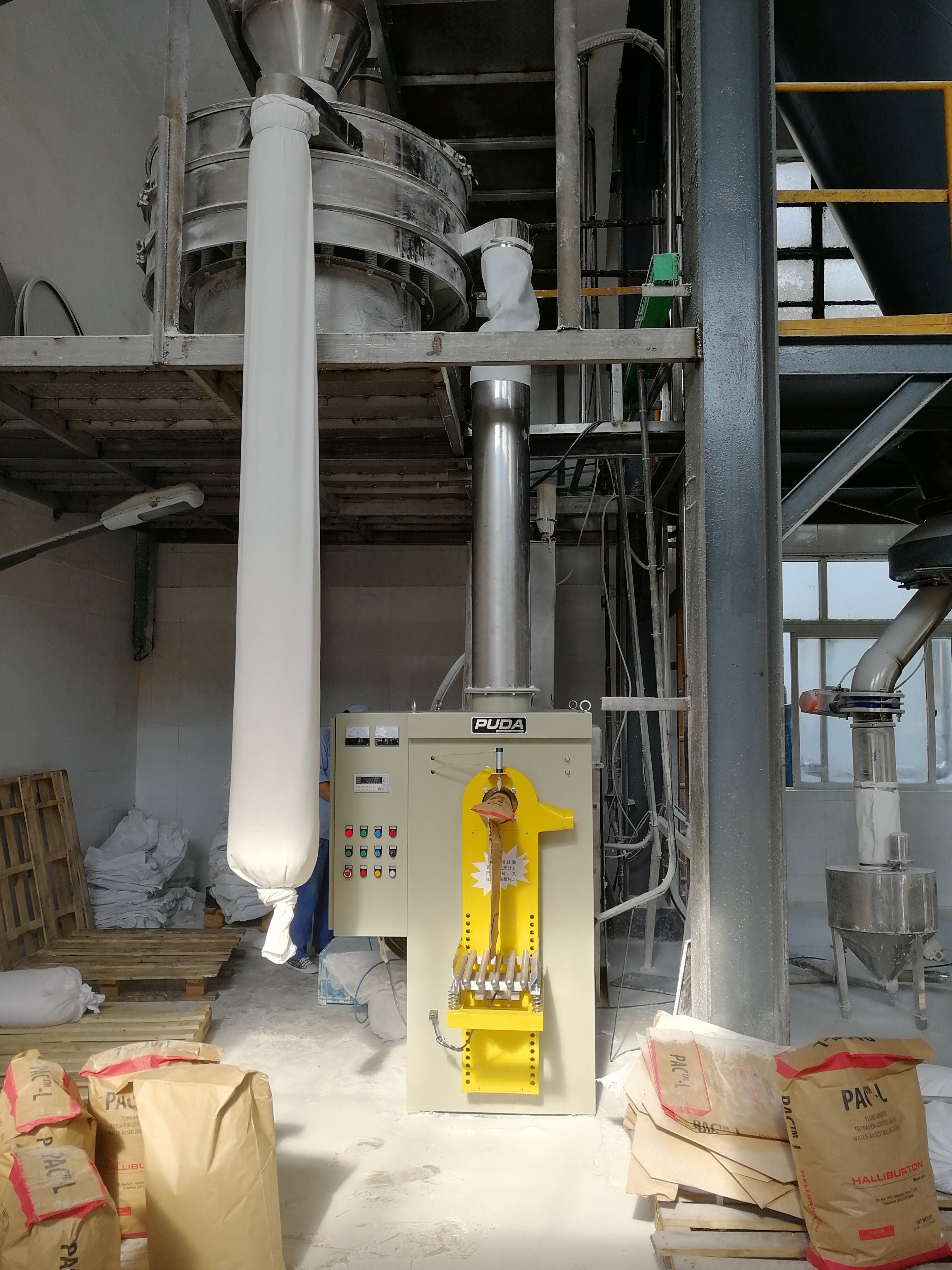 Semi-auto 25 kg Silica Gel Packaging Machine