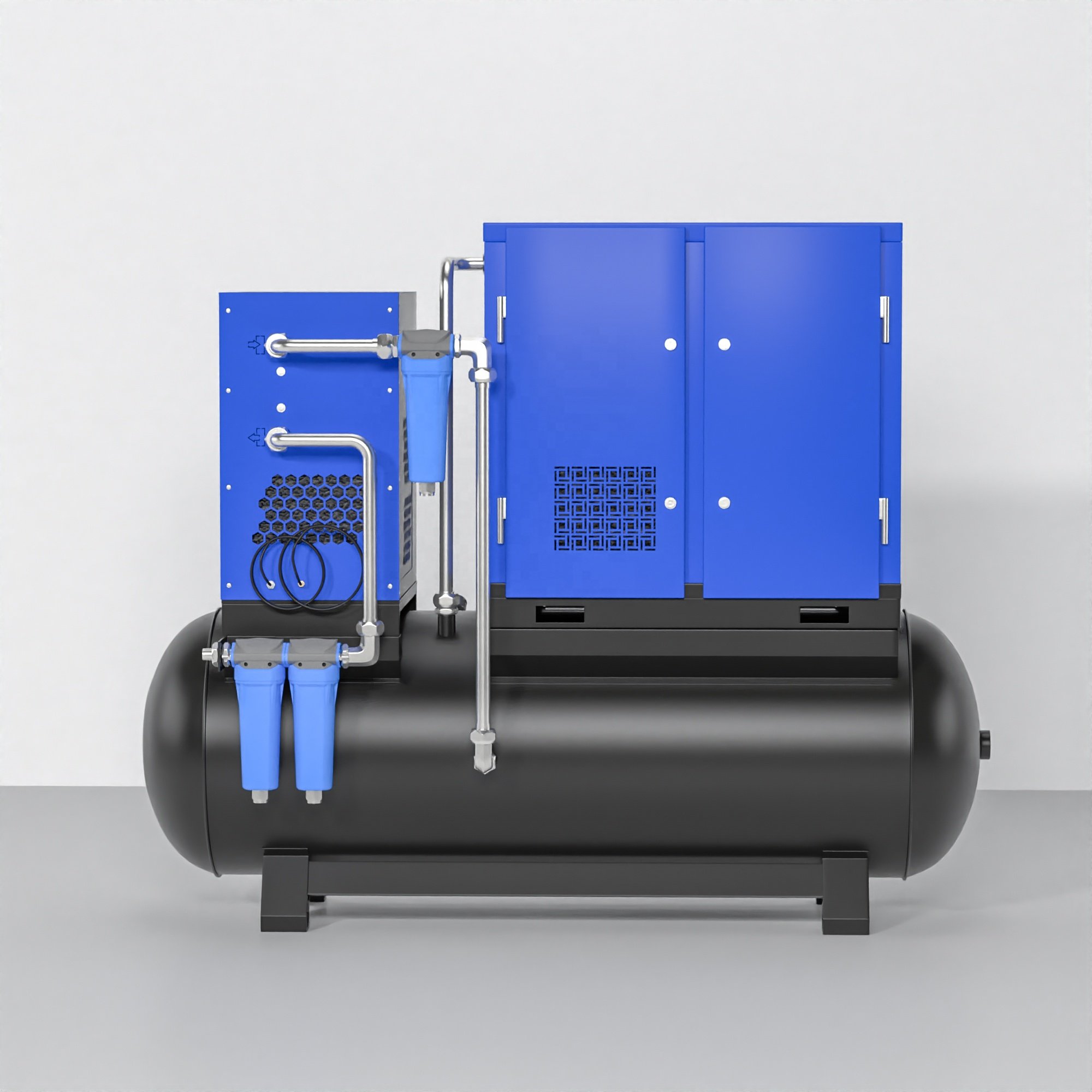All-in-one Silent air Compressor Rotary Screw Air Compressor 7.5kw10hp-37kw 50hp Industrial Compressor Air Compresor
