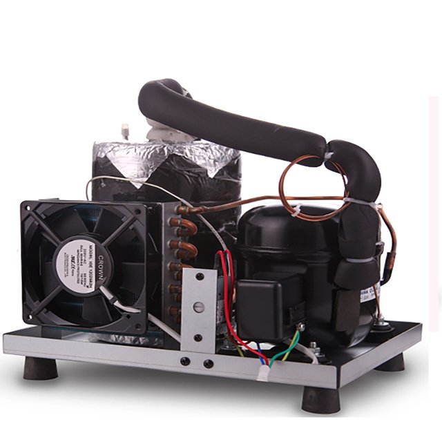 Tube Small Condenser Fin Copper Electric Industrial Air Conditioning Fitting Copper Aluminum Finned Condenser