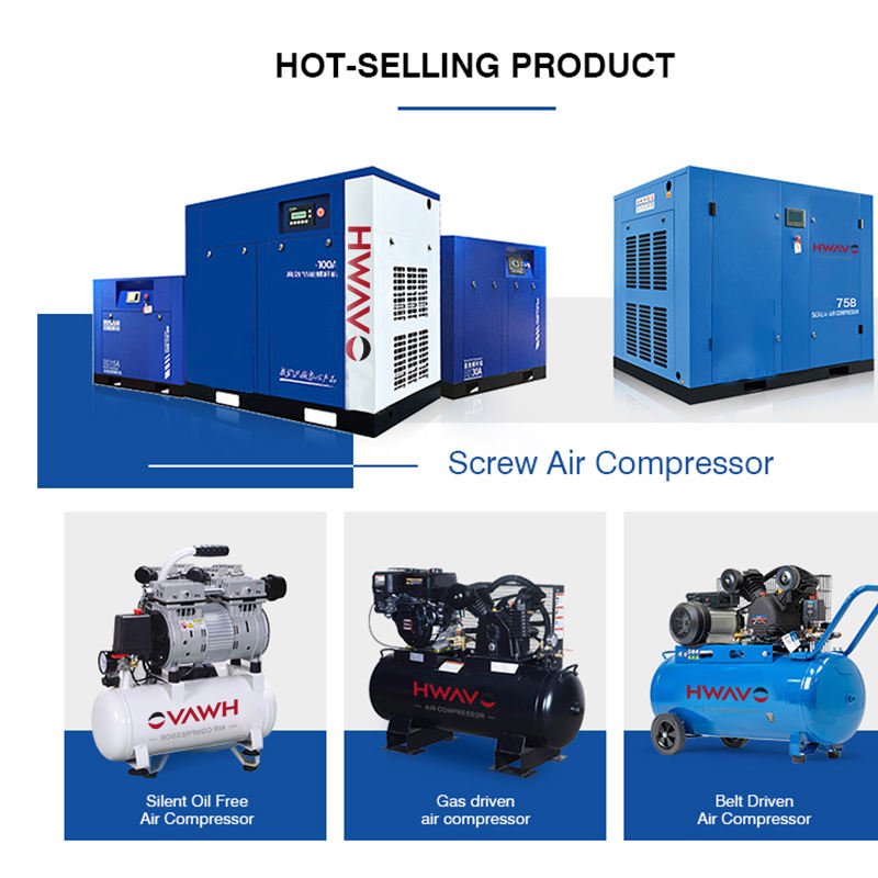 Customize High Quality 1.1kw 50L 200L/MIN 240v 8bar 1.5hp Piston Small Electric Silent Oil Free Air Compressor