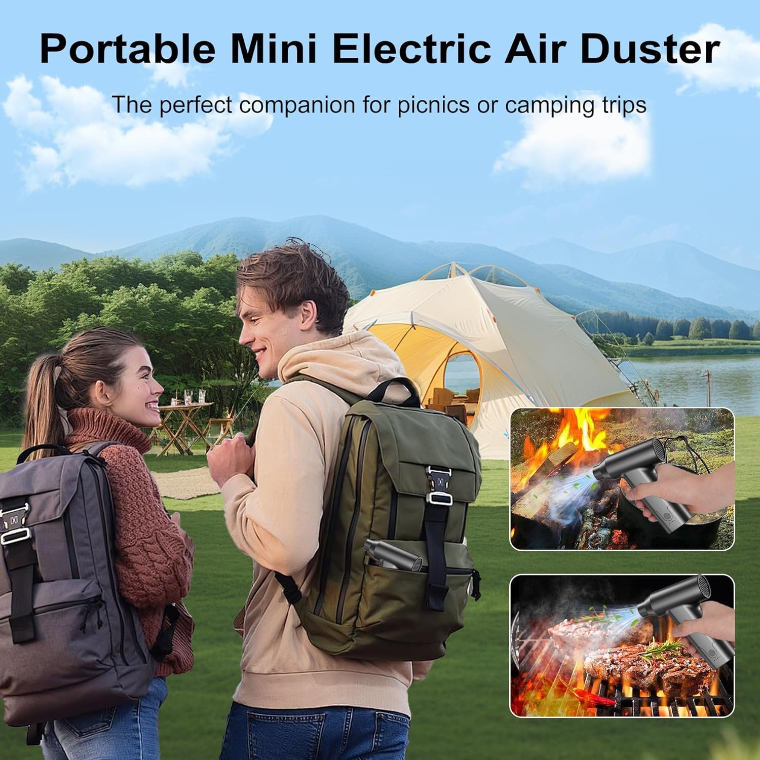 110000 Rpm Mini Powerful Compressed Turbo Jet Fan Barber Air Duster Gun Hair Dryer Air Blower Car Cleaning Tools