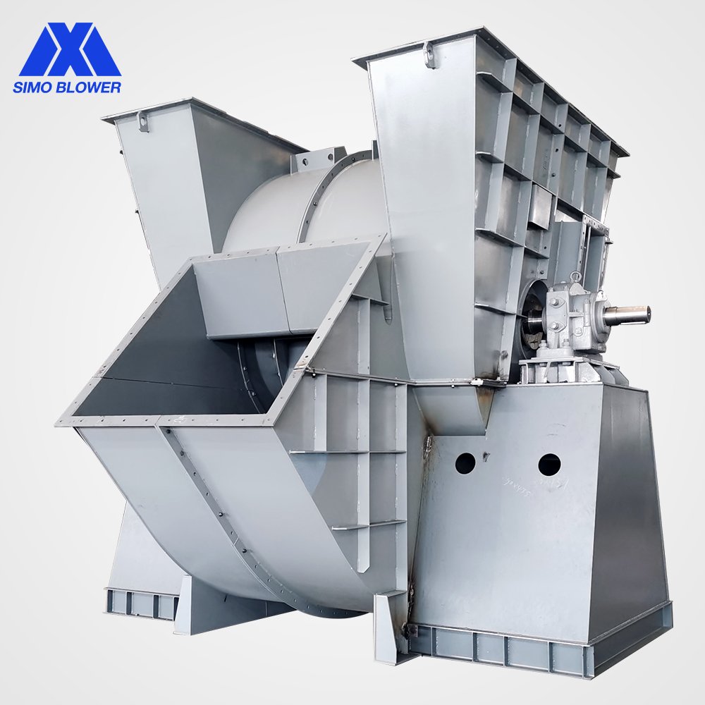Double Inlet Medium Pressure Backward Impeller Industrial Boiler Induced Draught Centrifugal Fan for Power Generation