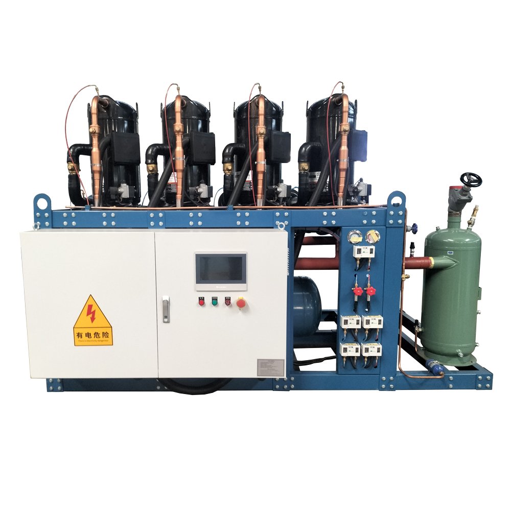 R404A 2 hp 5 hp Walk in Cooler Scroll Refrigeration Compressor Condensing Unit for Sale