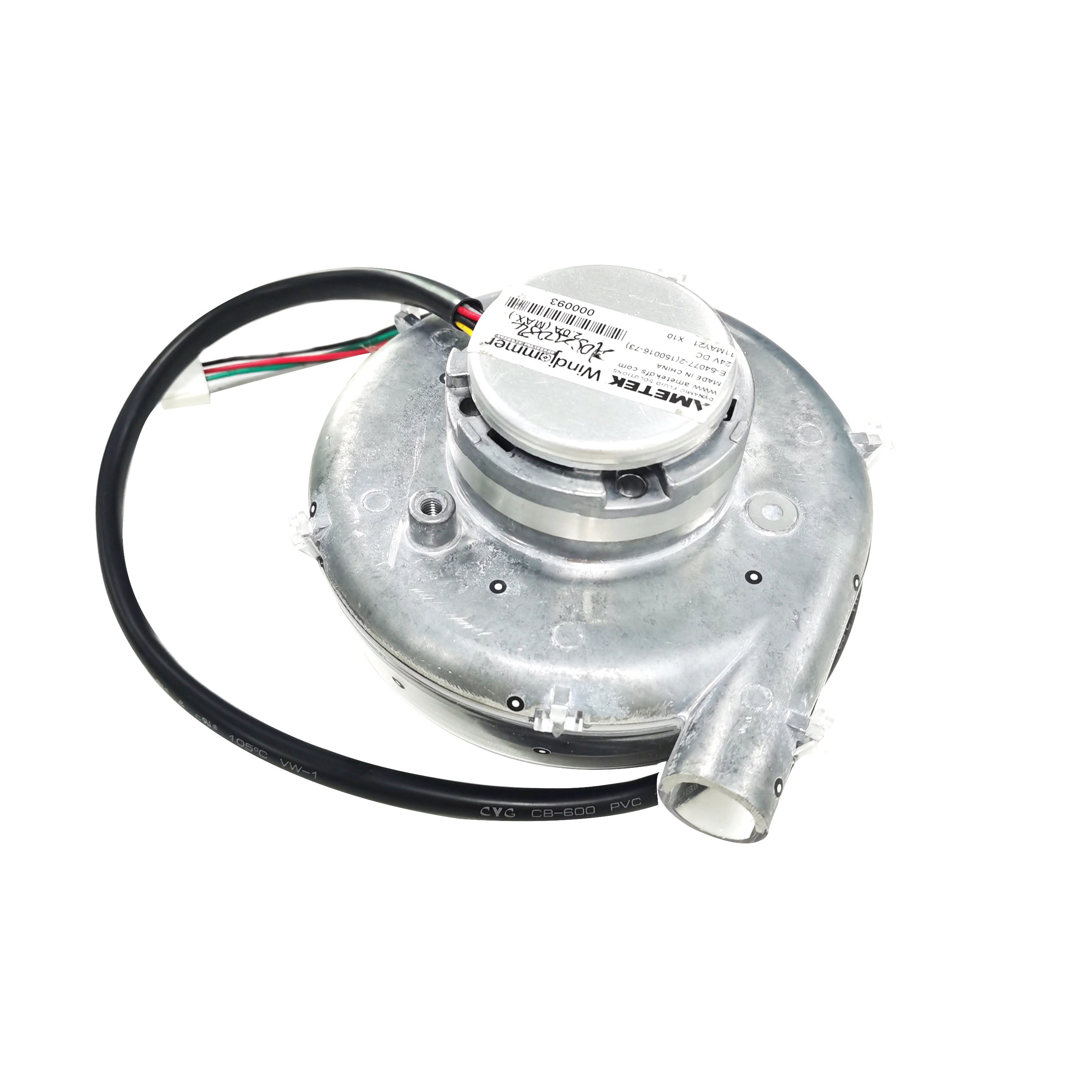 15000rpm 120x60mm Three Phase 37cfm High Pressure 7.5kpa 12V/24V DC Brushless Blower