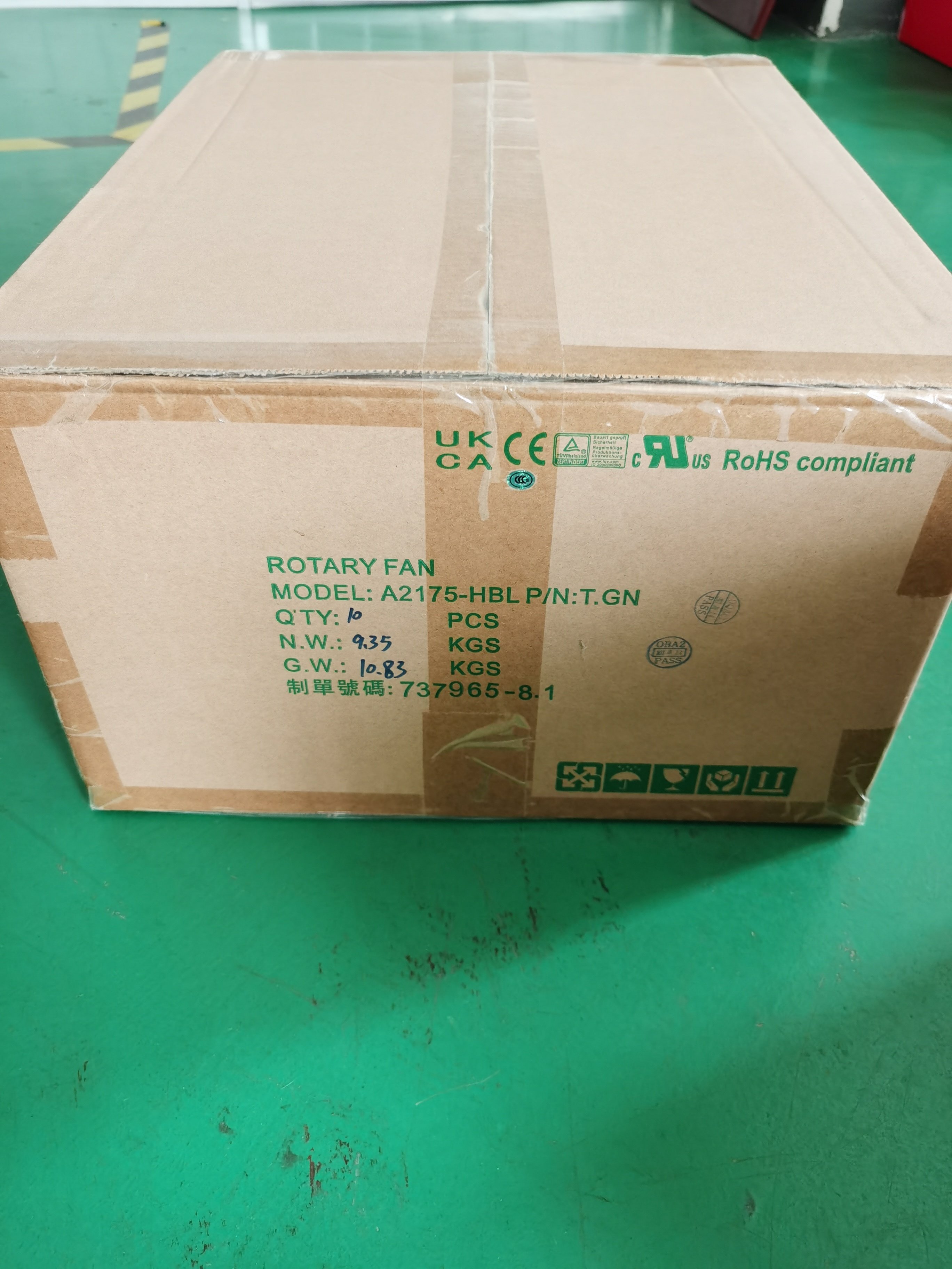Sunon A2175-HBL Cooling Axial Fan 172mm Aluminum Frame 240V 39/36W 17251 Ac220v Electric Blower for Restaurant Farm Industries