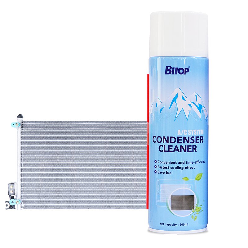 Bitop car ac Air Condenser Coil Cleaner hvac ac cooling coil cleaner foam spray for air conditioner 500ml