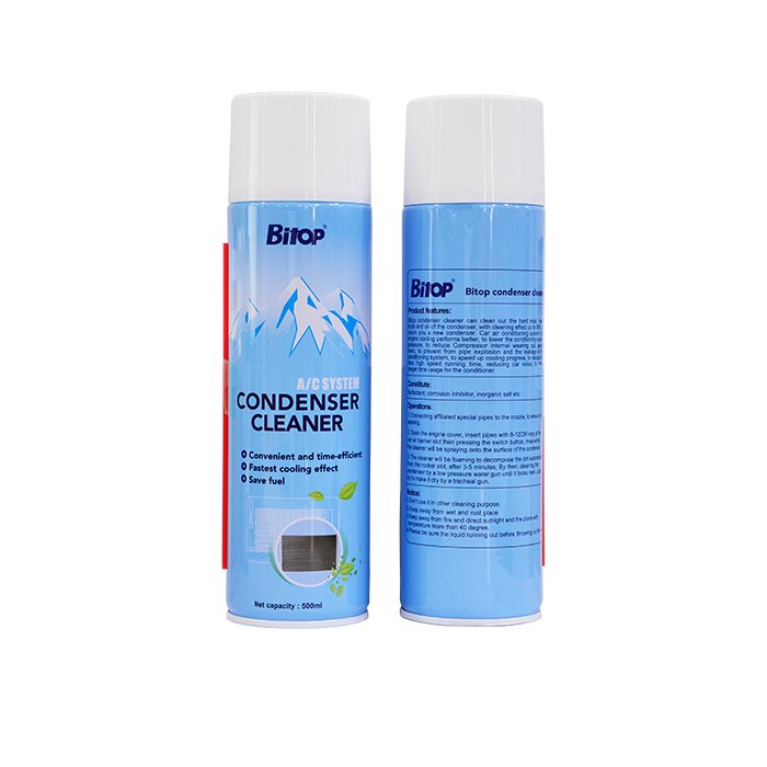 Bitop car ac Air Condenser Coil Cleaner hvac ac cooling coil cleaner foam spray for air conditioner 500ml