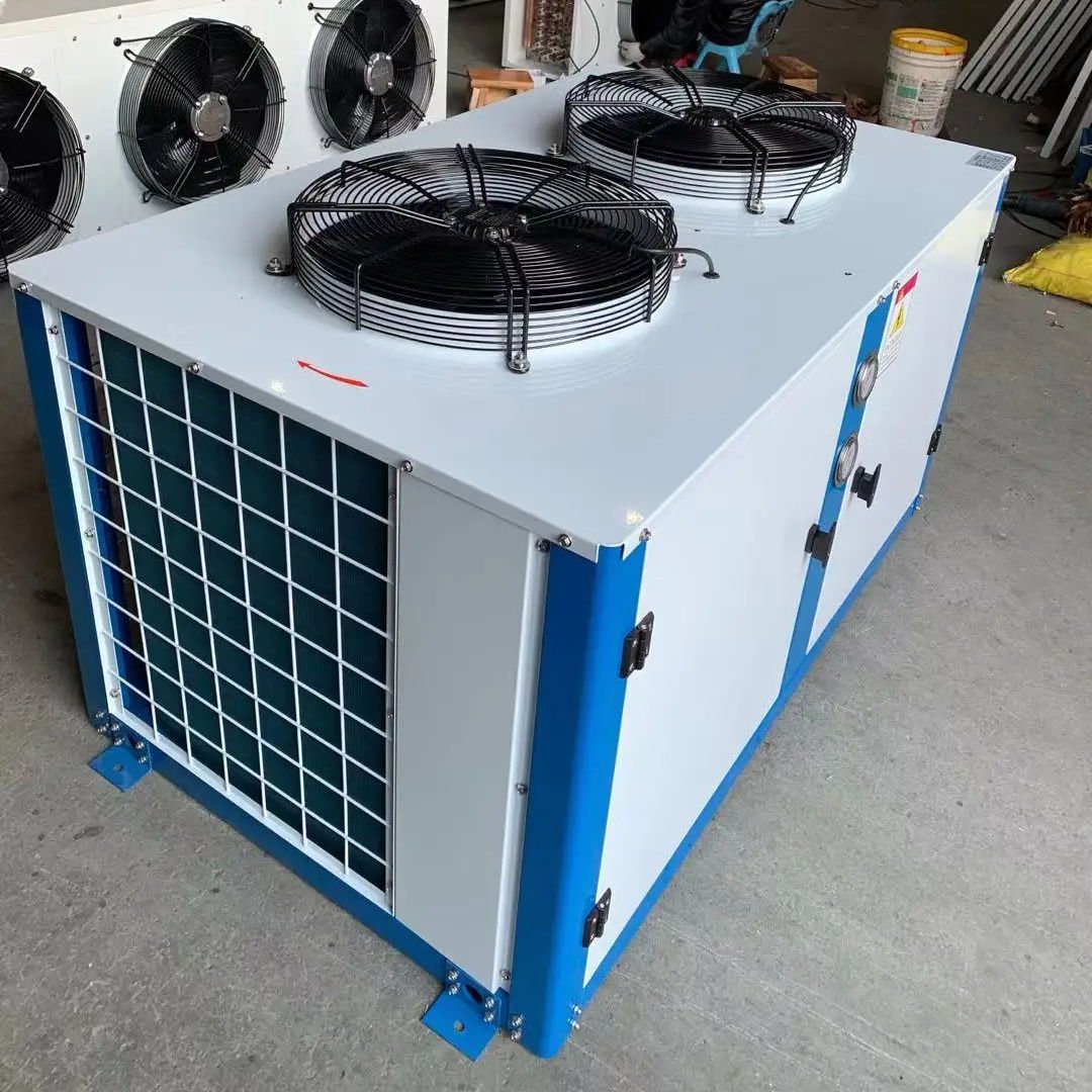 Manufacturer Product U Shaped Commercial Cooling Room Used Condenser Heat Exchanger Air Cooling Condensing Unit