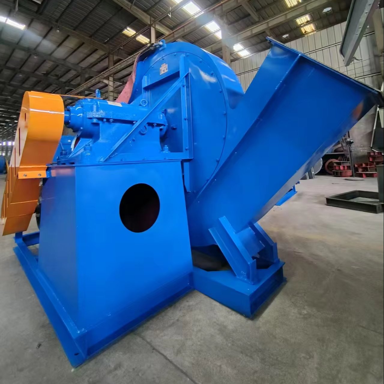 Electric Industrial High Pressure Centrifugal Air Blower Fan Ventilator Belt Shaft Motor