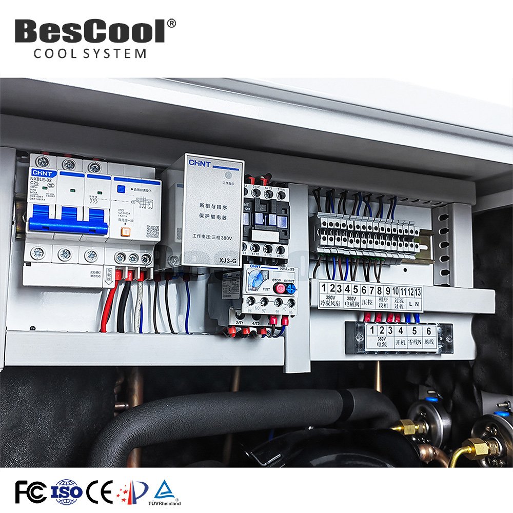 Wall Mounted Outdoor Box Type Refrigeration Air Compressor Condensing Unit Walk in Freezer Cold Storage Rooms