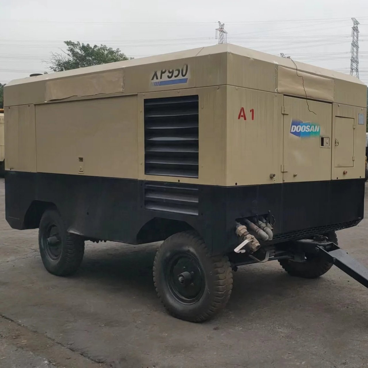 Used Ingersoll Rand Doosan diesel Portable air Compressor for Industrial Use air Compressor