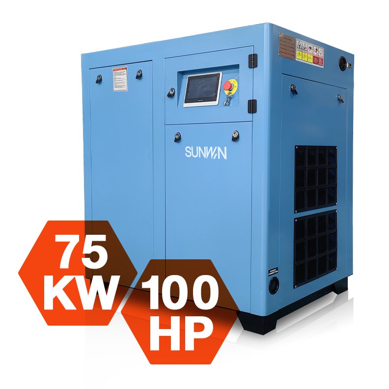 Single Stage Permanent Magnetic Variable Frequency Screw Air Compressor 11KW/15HP 55KW/75HP 75KW/100HP 22KW/30HP 37KW/50HP