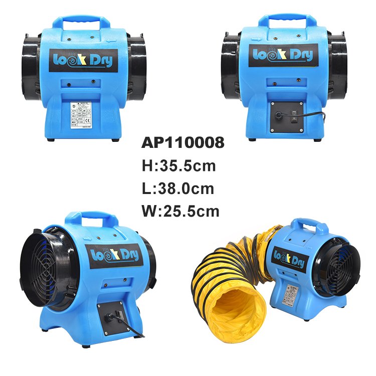 Manufacturer Industrial Axial Blower Ventilation Fan Exhaust Blower in the Hotel Bathroom