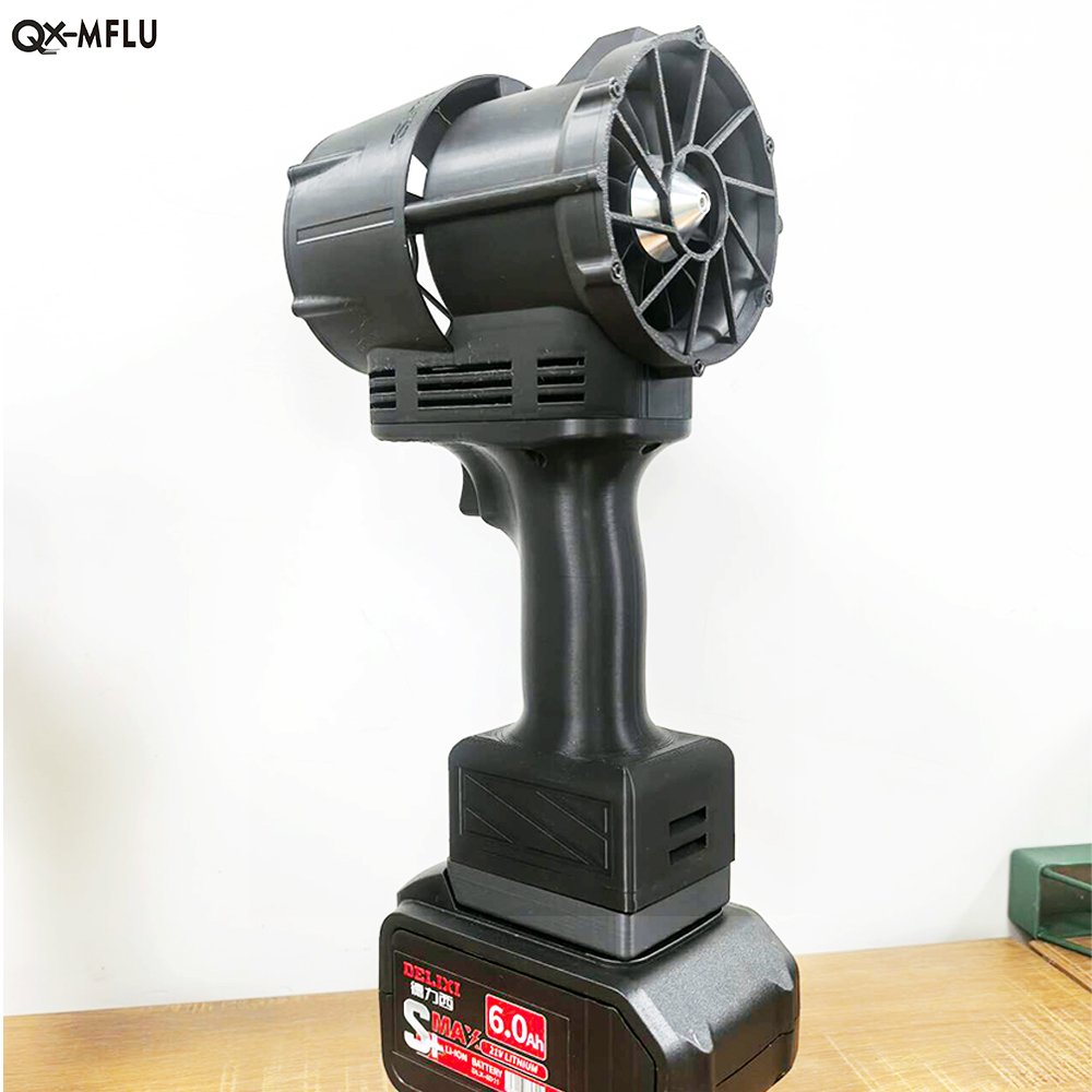 QX-MFLU 70mm Super Power Turbo Jet Dryer Powerful Fan Car Drying Leaf Blower New Portable Jet Violent Fan Industrial Fans