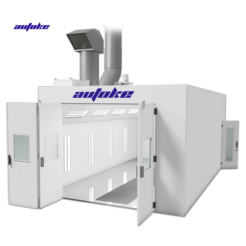 2024 New Car Painting Room Diesel Burner Heating System Baking Powder Oven for Car Spray Paint Booth Spray Booths