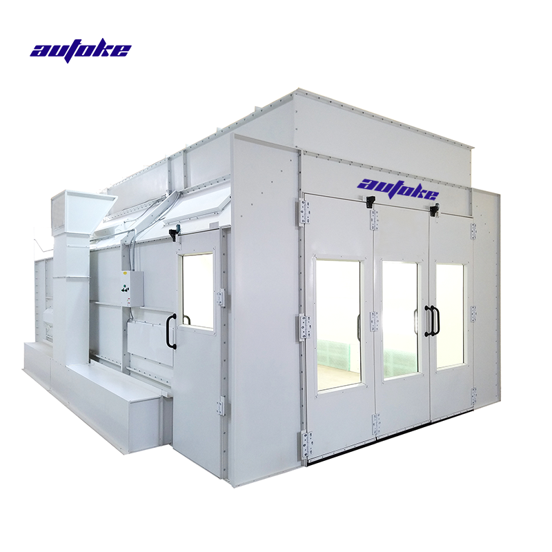 2024 New Car Painting Room Diesel Burner Heating System Baking Powder Oven for Car Spray Paint Booth Spray Booths