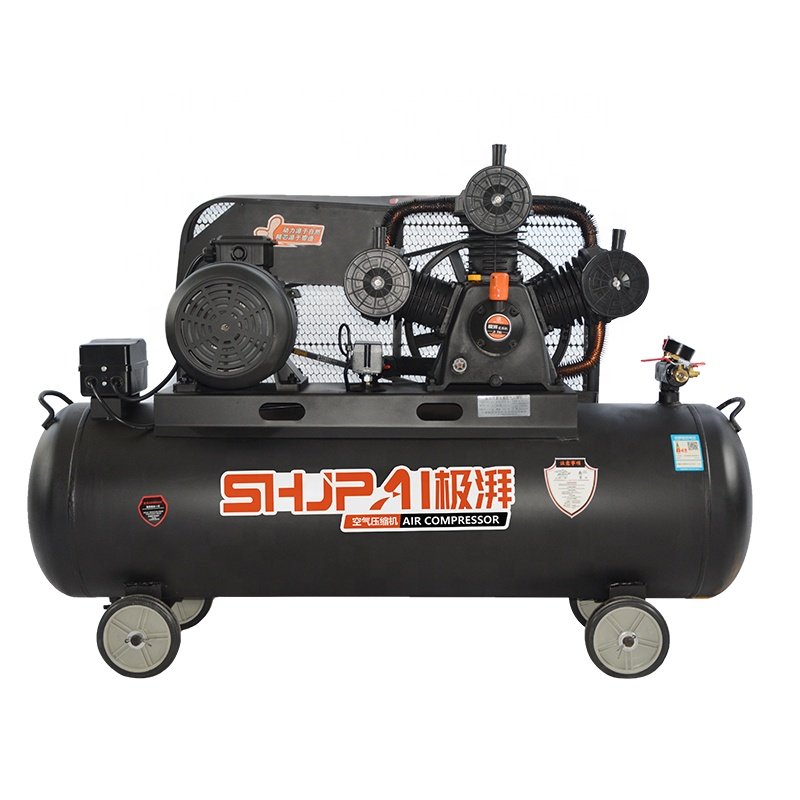 High Pressure Air Compressor for Power Plant 180L Industrial 380V 7.5Kw Belt Driven Piston Air Compressor